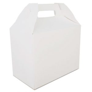 Carryout Barn Boxes, 8 7/8 x 5 x 6 3/4, White, 150/Carton