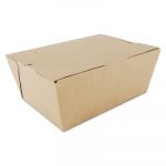 ChampPak Carryout Boxes, Brown, 7 3/4 x 5 1/2 x 3 1/2, 160/Carton