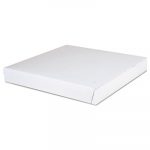 Paperboard Pizza Boxes,14 x 14 x 1 7/8, White, 100/Carton