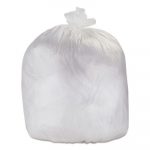 High Density Can Liners, 56 gal, 0.55 mil, 43" x 48", Clear, 200/Carton