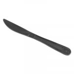 Wrapped Cutlery, 7 1/2" Knife, Heavyweight, Black, 1000/Carton