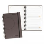 Plan. Write. Remember. Planning Notebook Two Days Per Page, 9 x 6, Gray