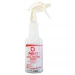 Empty Color-Coded Trigger-Spray Bottle, 32 oz, for Basin, Tub and Tile Cleaner