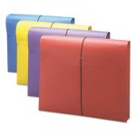 Expanding Wallet w/ Antimicrobial Product Protection, 2" Expansion, 1 Section, Letter Size, Assorted, 4/Pack
