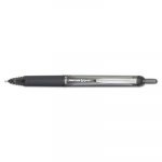 Precise V7RT Retractable Roller Ball Pen, Fine 0.7mm, Black Ink, Black Barrel