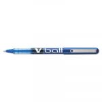 VBall Liquid Ink Stick Roller Ball Pen, 0.5mm, Blue Ink/Barrel, Dozen