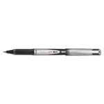 VBall Grip Liquid Ink Stick Roller Ball Pen, 0.7mm, Black Ink, Black/Silver Barrel, Dozen