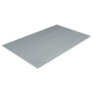 Comfort King Antimicrobial Anti-Fatigue Mat, Zedlan, 36 x 144, Steel Gray