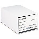 Storage Box Drawer Files, Legal, Fiberboard, 15" x 24" x 10", White, 6/Carton