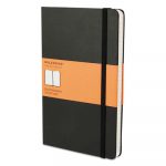 Hard Cover Notebook, Narrow Rule, Black Cover, 8.25 x 5, 192 Pages