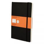 Classic Softcover Notebook, 1 Subject, Narrow Rule, Black Cover, 8.25 x 5, 192 Pages