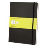 Classic Softcover Notebook, 1 Subject, Quadrille Rule, Black Cover, 10 x 7.5, 192 Pages
