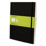 Classic Softcover Notebook, 1 Subject, Unruled, Black Cover, 10 x 7.5, 192 Pages