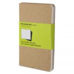 Cahier Journal, Unruled, Kraft Brown Cover, 5.5 x 3.5, 64 Sheets, 3/Pack