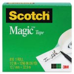 Magic Tape Refill, 3/4" x 1296", 1" Core, Clear