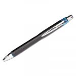 Jetstream RT BLX Retractable Roller Ball Pen, 1mm, Blue-Black Ink, Black Barrel