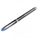 VISION ELITE Stick Roller Ball Pen, Super-Fine 0.5mm, Blue Ink, Blue Barrel
