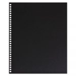 ProClick Pre-Punched Presentation Covers, 11 x 8 1/2, Black, 25/Pack