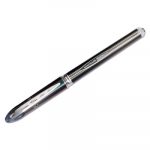 VISION ELITE Stick Roller Ball Pen, Super-Fine 0.5mm, Black Ink, Black Barrel