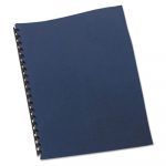 Linen Textured Binding System Covers, 11 x 8 1/2, Navy, 200/Box