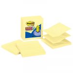 Pop-up Notes Refill, Lined, 4 x 4, Canary Yellow, 90-Sheet, 5/Pack