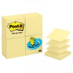 Original Canary Yellow Pop-Up Refill, 3 x 3, 100-Sheet, 24/Pack