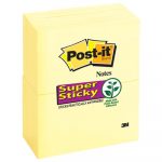 Canary Yellow Note Pads, 3 x 5, 90-Sheet, 12/Pack