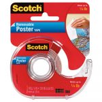 Wallsaver Removable Poster Tape, Double-Sided, 3/4" x 150" w/Dispenser