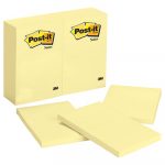 Original Pads in Canary Yellow, 4 x 6, 100-Sheet, 12/Pack