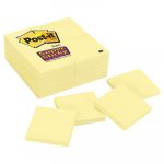 Canary Yellow Note Pads, 3 x 3, 90-Sheet, 24/Pack