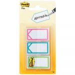 Arrow 1" Page Flags, Three Assorted Bright Colors, 60/Pack
