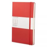 Classic Colored Hardcover Notebook, Narrow Rule, Red Cover, 8.25 x 5, 240 Pages