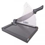 Heavy-Duty Low Force Guillotine Trimmer, 40 Sheets, Metal Base, 10 1/2 x 17 1/2