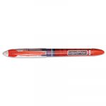 Liquid Flair Stick Porous Point Marker Pen, 0.4mm, Red Ink, Gray/Red Barrel, Dozen