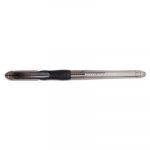 Profile Stick Ballpoint Pen, 1.4mm, Black Ink, Translucent Black Barrel, Dozen