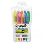 Liquid Pen Style Highlighters, Chisel Tip, Assorted Colors, 5/Set