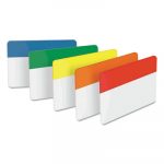 File Tabs, 2 x 1 1/2, Assorted Primary, 30/Pack