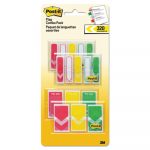 1/2" and 1" Prioritization Page Flag Value Pack, Red/Yellow/Green, 320/Pack