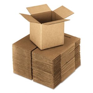 Cubed Fixed-Depth Shipping Boxes, Regular Slotted Container (RSC), 24" x 24" x 24", Brown Kraft, 10/Bundle