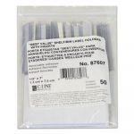 Self-Adhesive Label Holders, Top Load, 1/2 x 3, Clear, 50/Pack