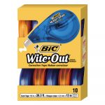 Wite-Out EZ Correct Correction Tape, Non-Refillable, 1/6" x 472", 10/Box
