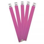 Crowd Management Wristbands, Sequentially Numbered, 9 3/4 x 3/4, Purple, 100/PK