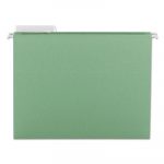 Color Hanging Folders with 1/3 Cut Tabs, Letter Size, 1/3-Cut Tab, Green, 25/Box