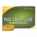 Pale Crepe Gold Rubber Bands, Size 32, 0.04" Gauge, Crepe, 1 lb Box, 1,100/Box