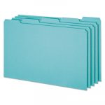 Top Tab File Guides, Blank, 1/5 Tab, 25 Point Pressboard, Legal, 50/Box