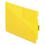End Tab Poly Out Guides, Center "OUT" Tab, Letter, Yellow, 50/Box