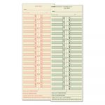 Time Card for Cincinnati/Lathem/Simplex/Acroprint, Semi-Monthly, 500/Box