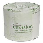 One-Ply Bathroom Tissue, 1210 Sheets/Roll, 80 Rolls/Carton