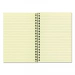 Single-Subject Wirebound Notebooks, 1 Subject, Narrow Rule, Brown Cover, 8.25 x 6.88, 80 Pages