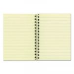 Single-Subject Wirebound Notebooks, 1 Subject, Narrow Rule, Brown Cover, 7.75 x 5, 80 Pages